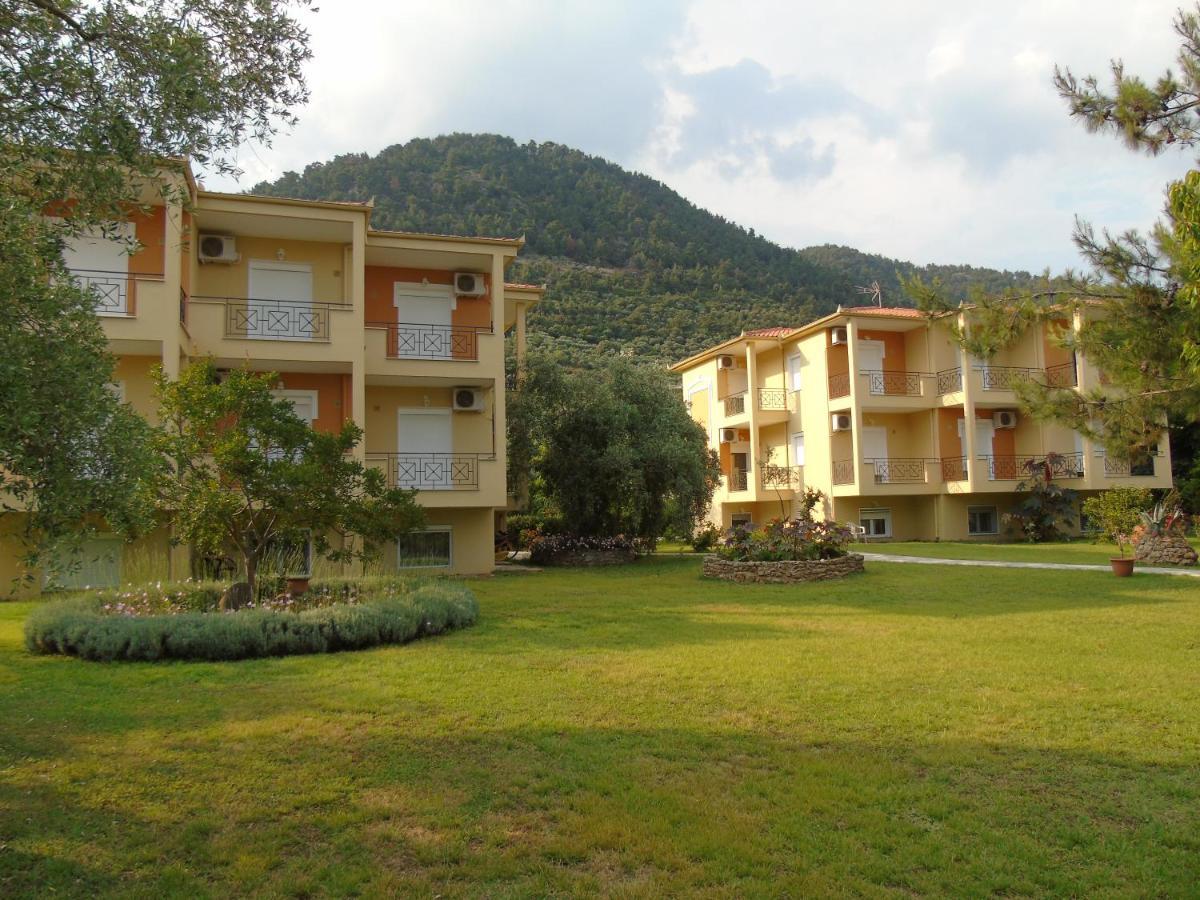 Nostos Studios Golden Beach Chrisi Ammoudia Eksteriør billede