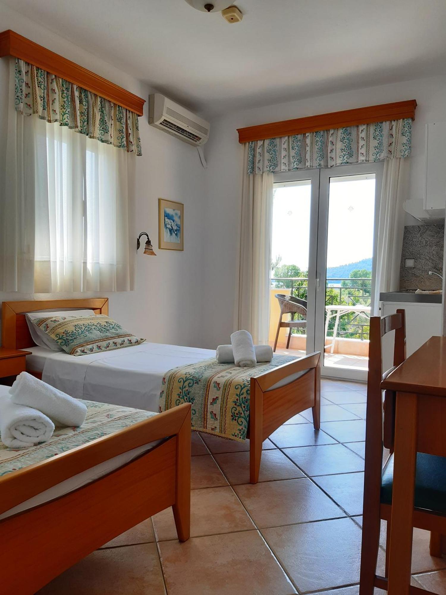 Nostos Studios Golden Beach Chrisi Ammoudia Værelse billede